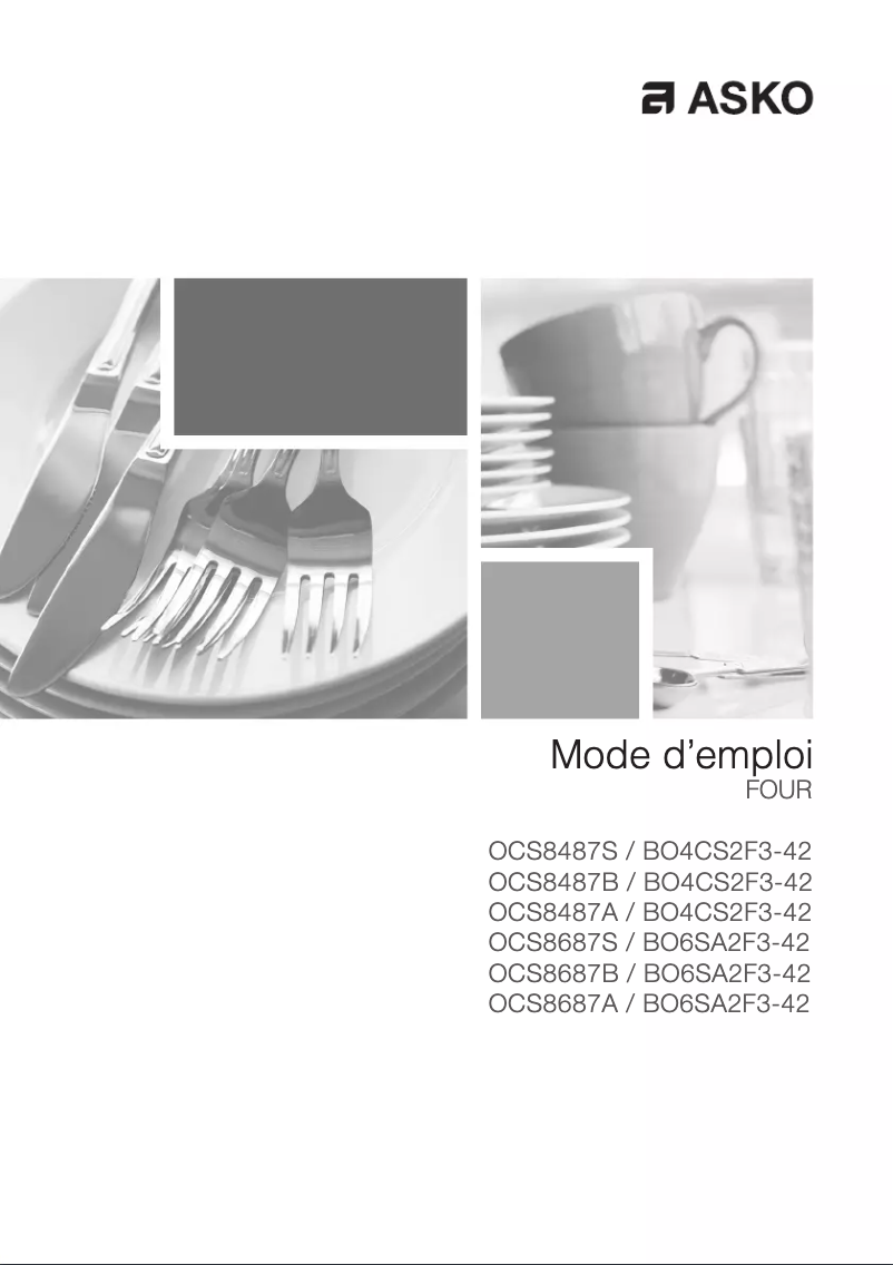 Image de la première page du manuel de l'appareil OCS8487B