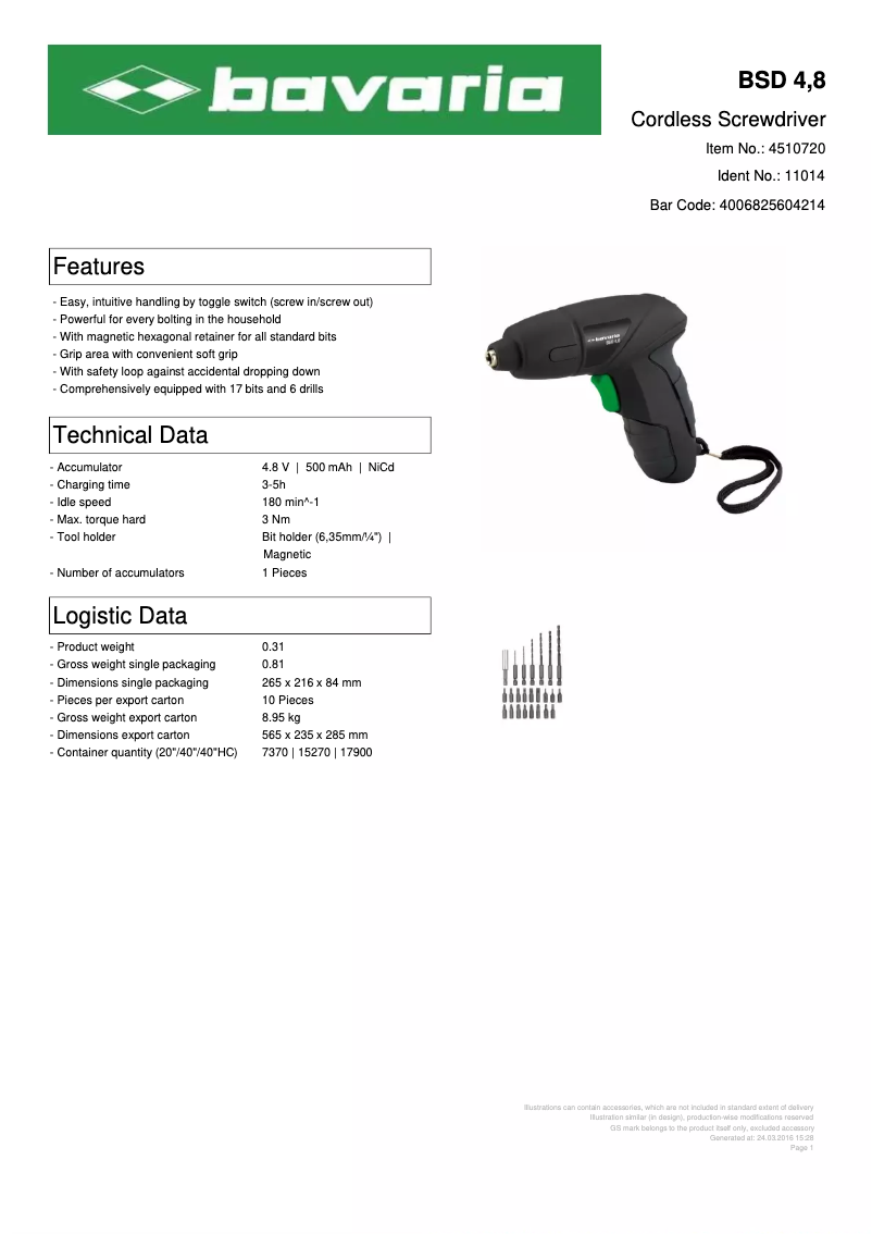Imagen de la primera página del manual del dispositivo BSD 48