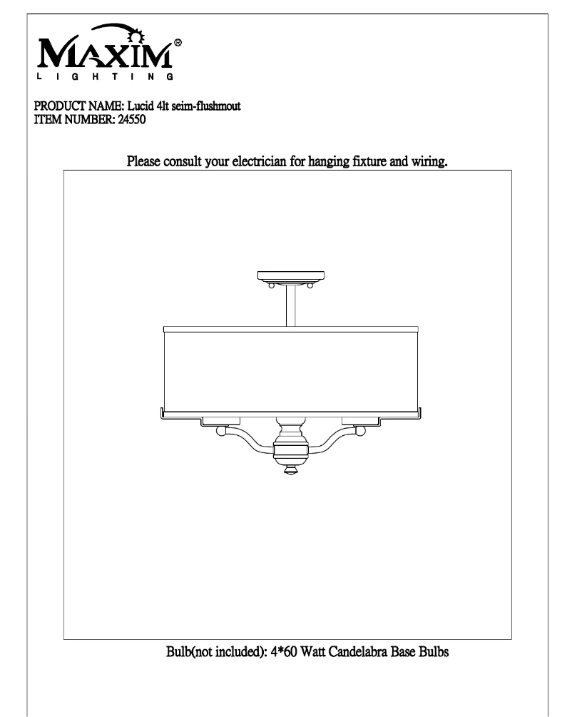 Page n°1 - Manuel utilisateur Maxim 24550TSOI
