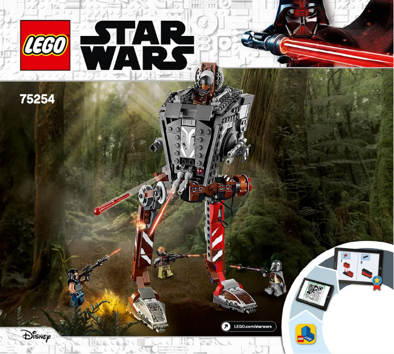 Page 1 de la notice Manuel utilisateur Lego Star Wars 75254