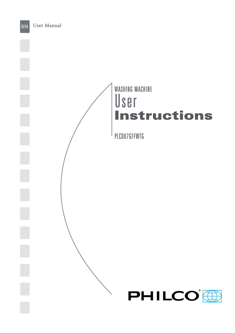 Page n°1 - Manuel utilisateur Philco PLCD07GFFWTG