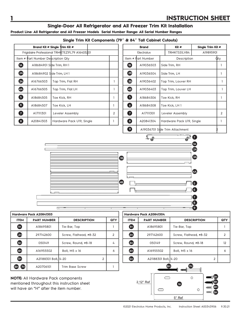 Image de la première page du manuel de l'appareil FPFU19F8WF