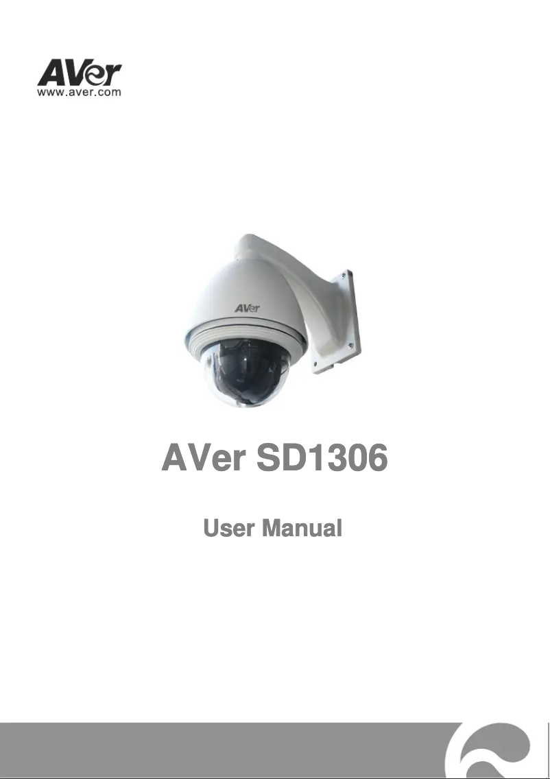 Page 1 de la notice Manuel utilisateur AVer SD1306