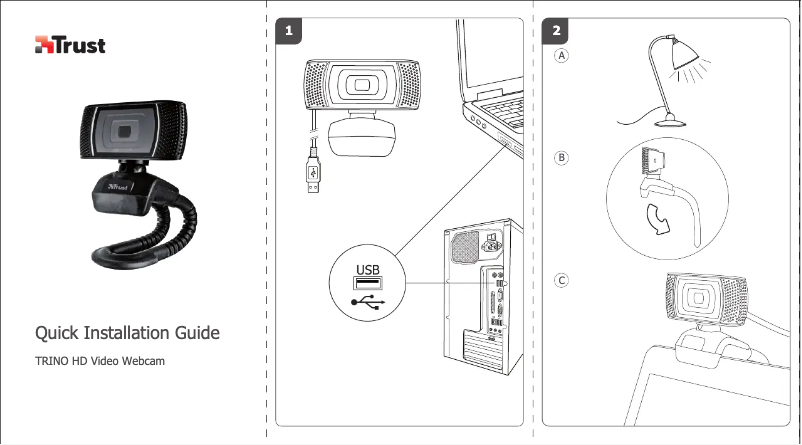 Page n°1 - Manuel utilisateur Trust Trino HD