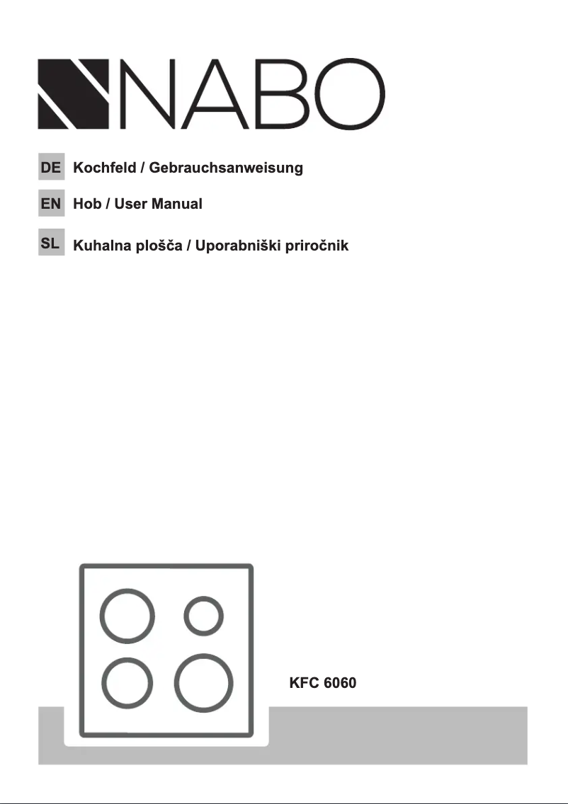 Page 1 de la notice Manuel utilisateur Nabo KFC 6060