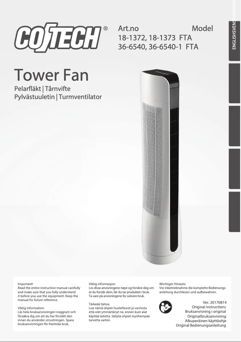 Página 1 del manual Manual de usuario Cotech 36-6540