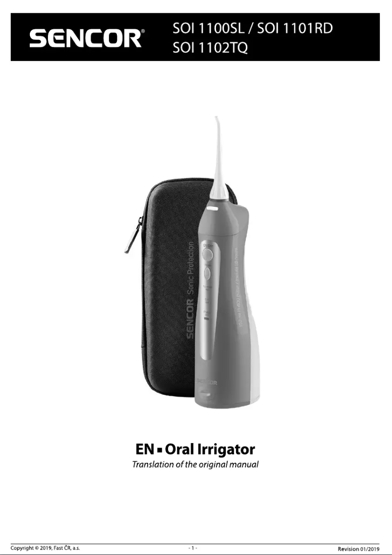 Page 1 de la notice Manuel utilisateur Sencor SOI 1102TQ