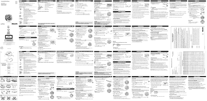Page n°1 - Manuel utilisateur Philips EXP2581
