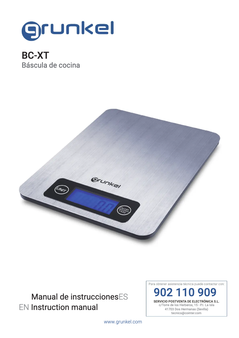 Image de la première page du manuel de l'appareil BCR-G01