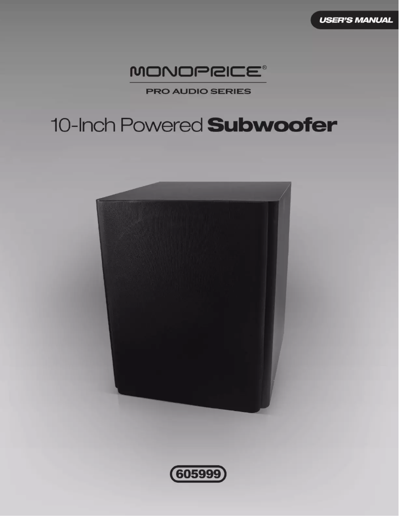 Image de la première page du manuel de l'appareil 605999