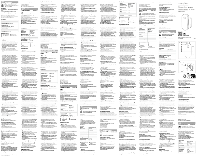 Image de la première page du manuel de l'appareil ZBSD10WT