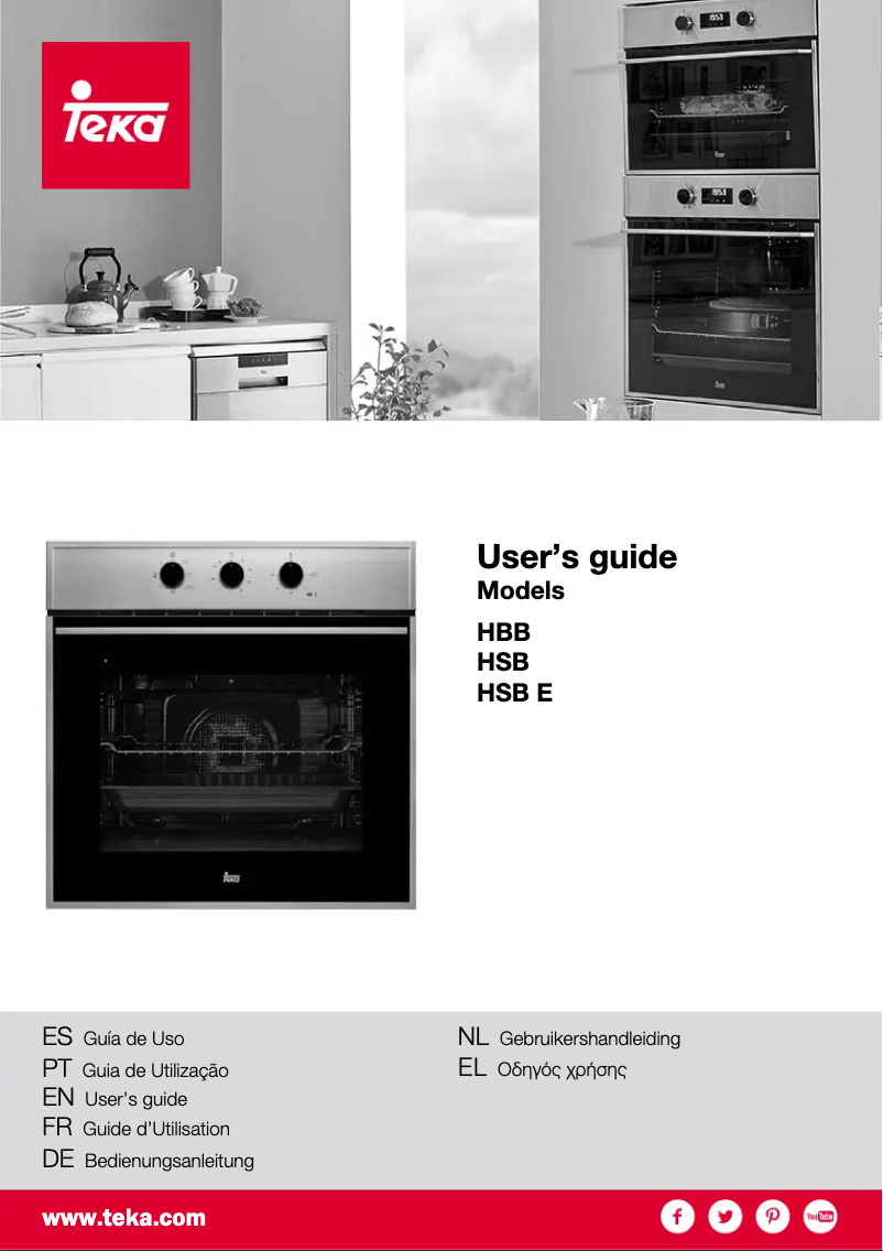 Page n°1 - Guide d'installation Teka HSB 620 P N