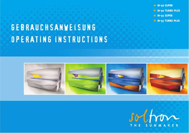 Page 1 de la notice Manuel utilisateur Soltron M-50 Super