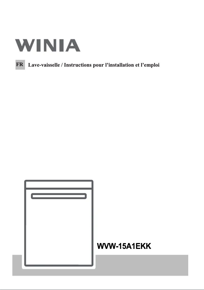 Image de la première page du manuel de l'appareil WVW-15A1EKK