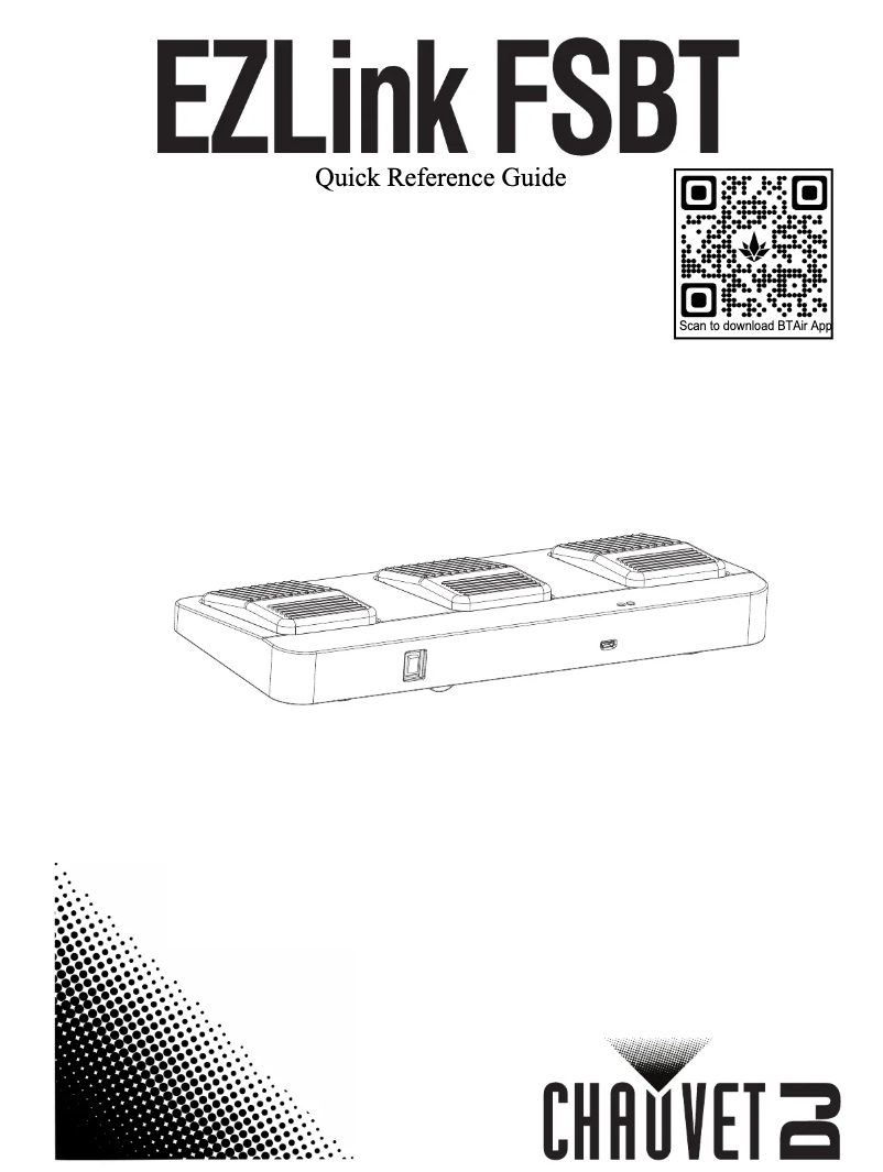 Page n°1 - Manuel utilisateur Chauvet EZLink FSBT