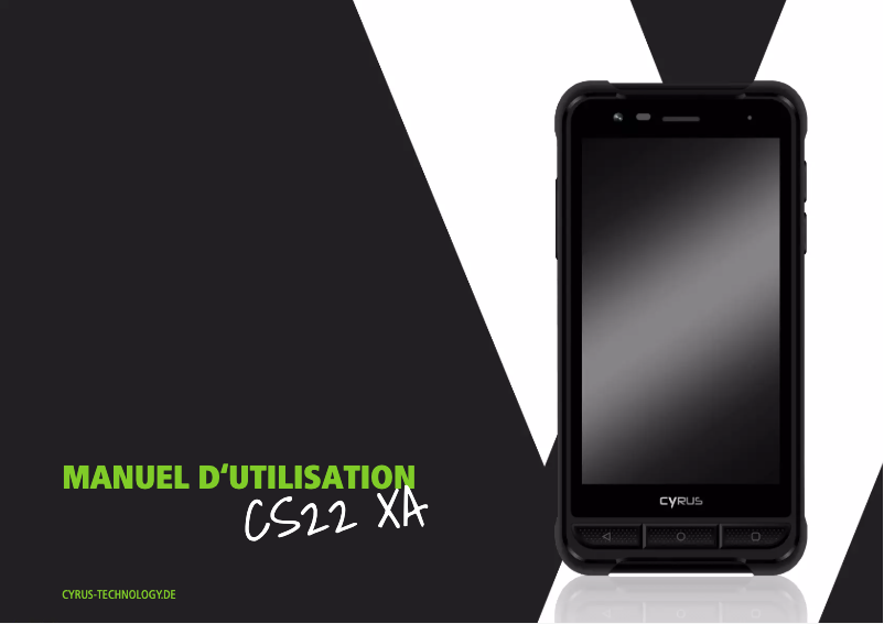 Page n°1 - Manuel utilisateur Cyrus CS22 XA