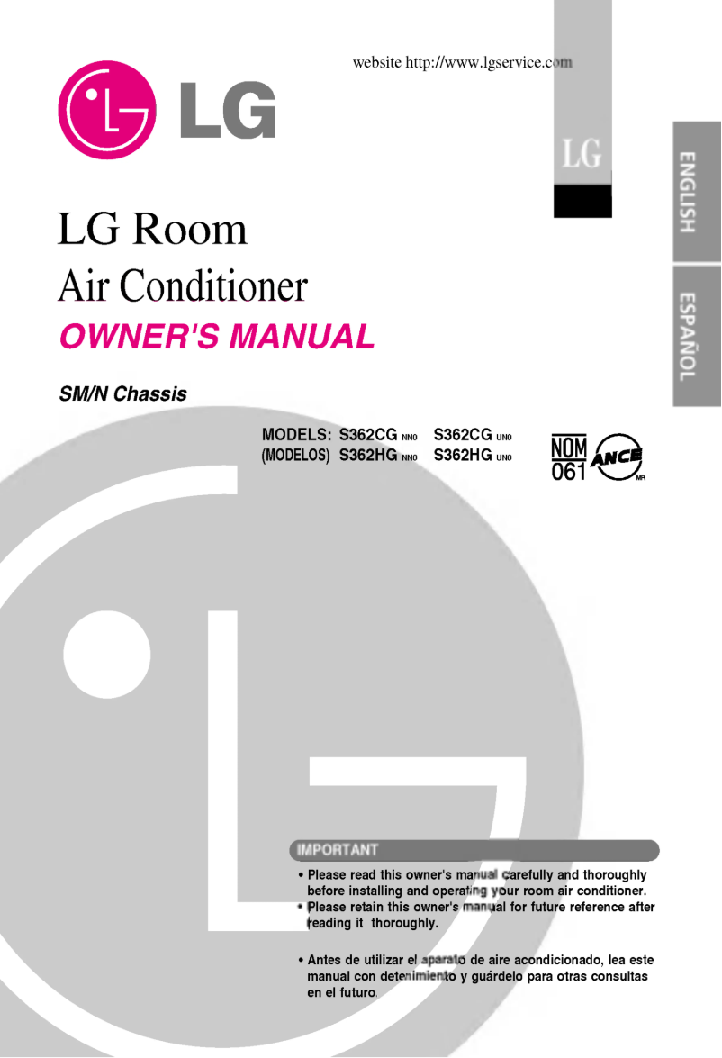 Página 1 del manual Manual de usuario LG LSNH362NMB0