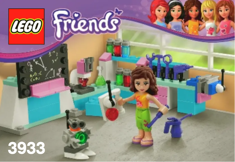 Page n°1 - Manuel utilisateur Lego Friends 3933