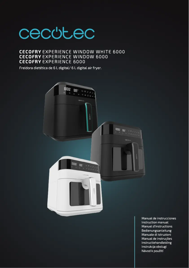 Page n°1 - Manuel utilisateur Cecotec Cecofry Experience