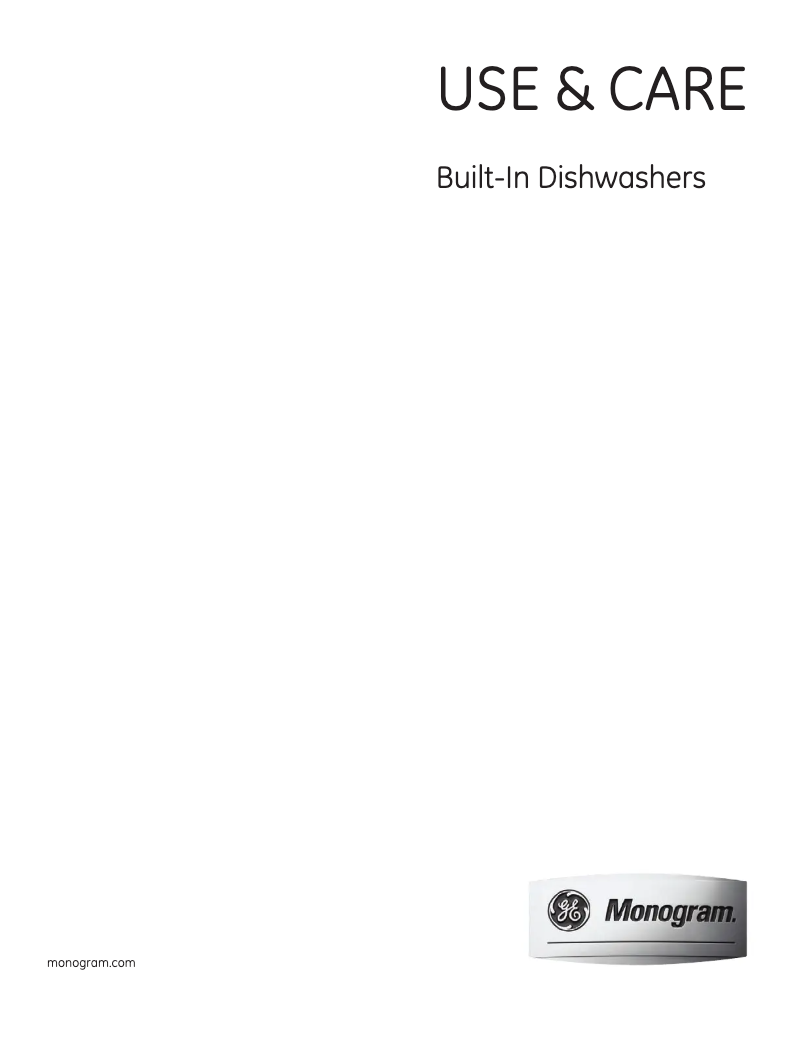 Page 1 de la notice Manuel d'utilisation et d'entretien GE ZBD9900RII