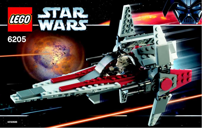 Página 1 del manual Manual de usuario Lego V-wing fighter (TM)