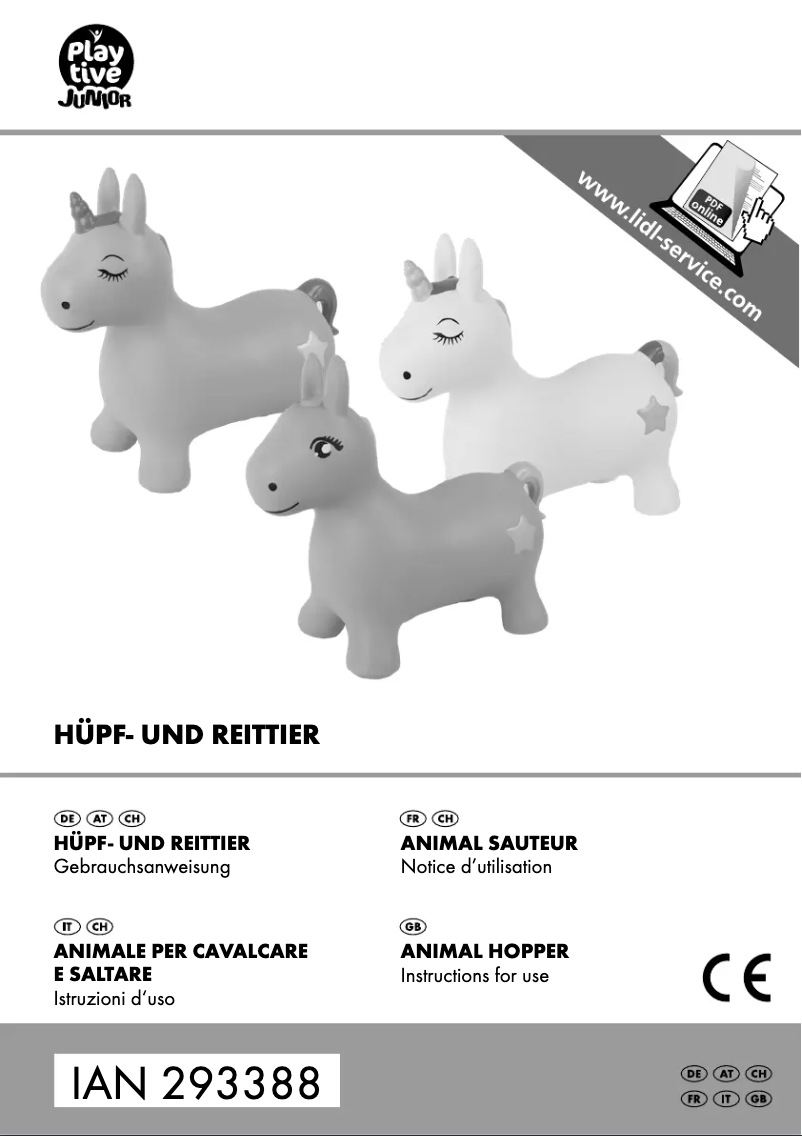 Page 1 de la notice Manuel utilisateur Playtive IAN 293388