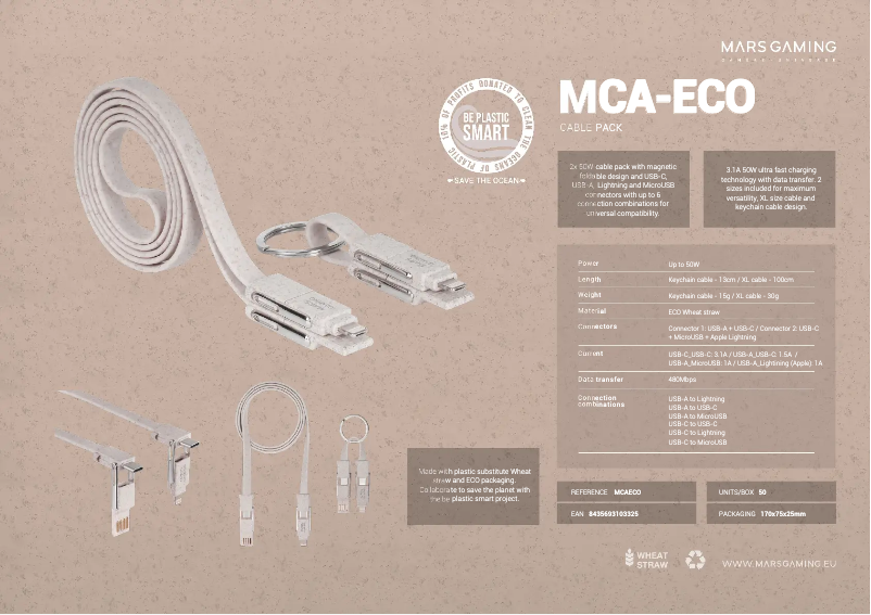 Page n°1 - Fiche technique Mars Gaming MCA-ECO