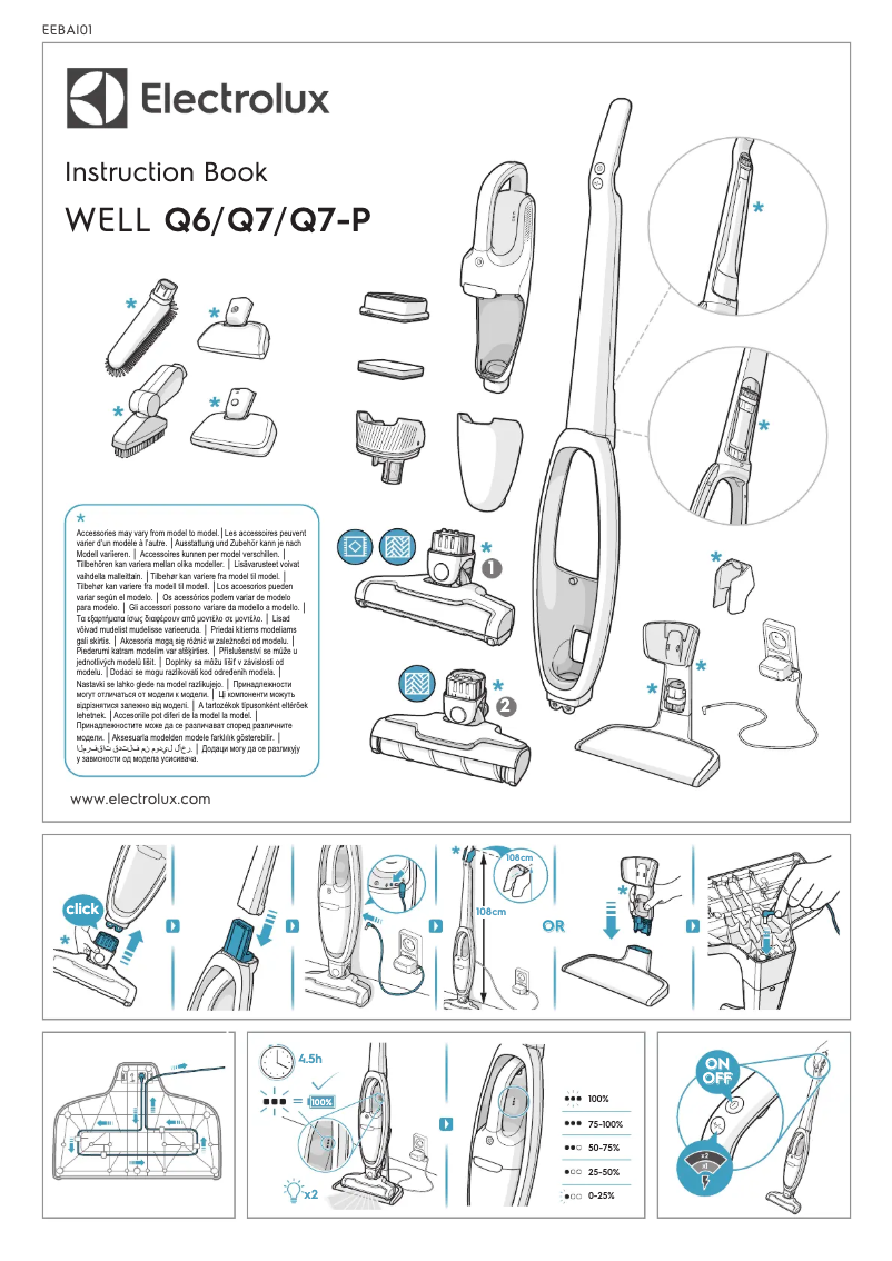 Página 1 del manual Manual de usuario Electrolux Well A5 WA51-305GY