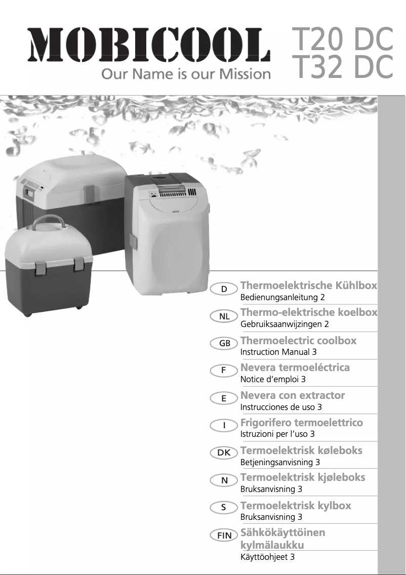 Página 1 del manual Manual de usuario Dometic Mobicool T20 DC