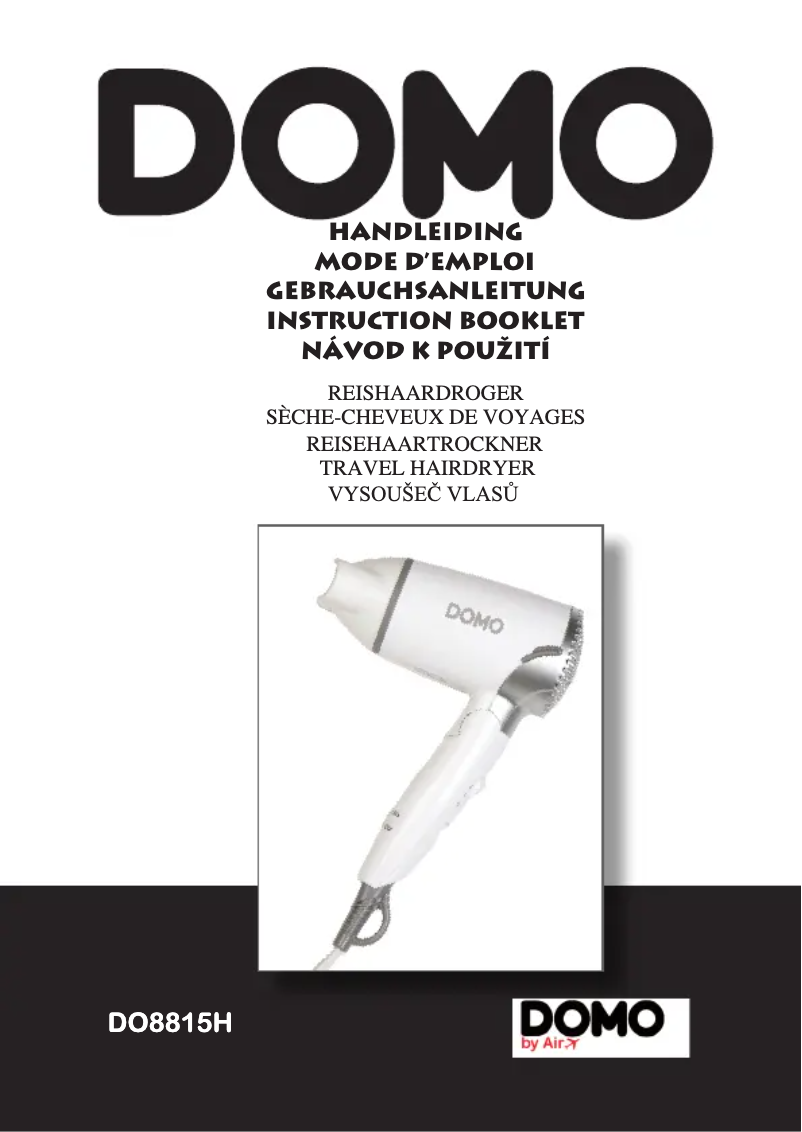 Page n°1 - Manuel utilisateur Domo DO8815H