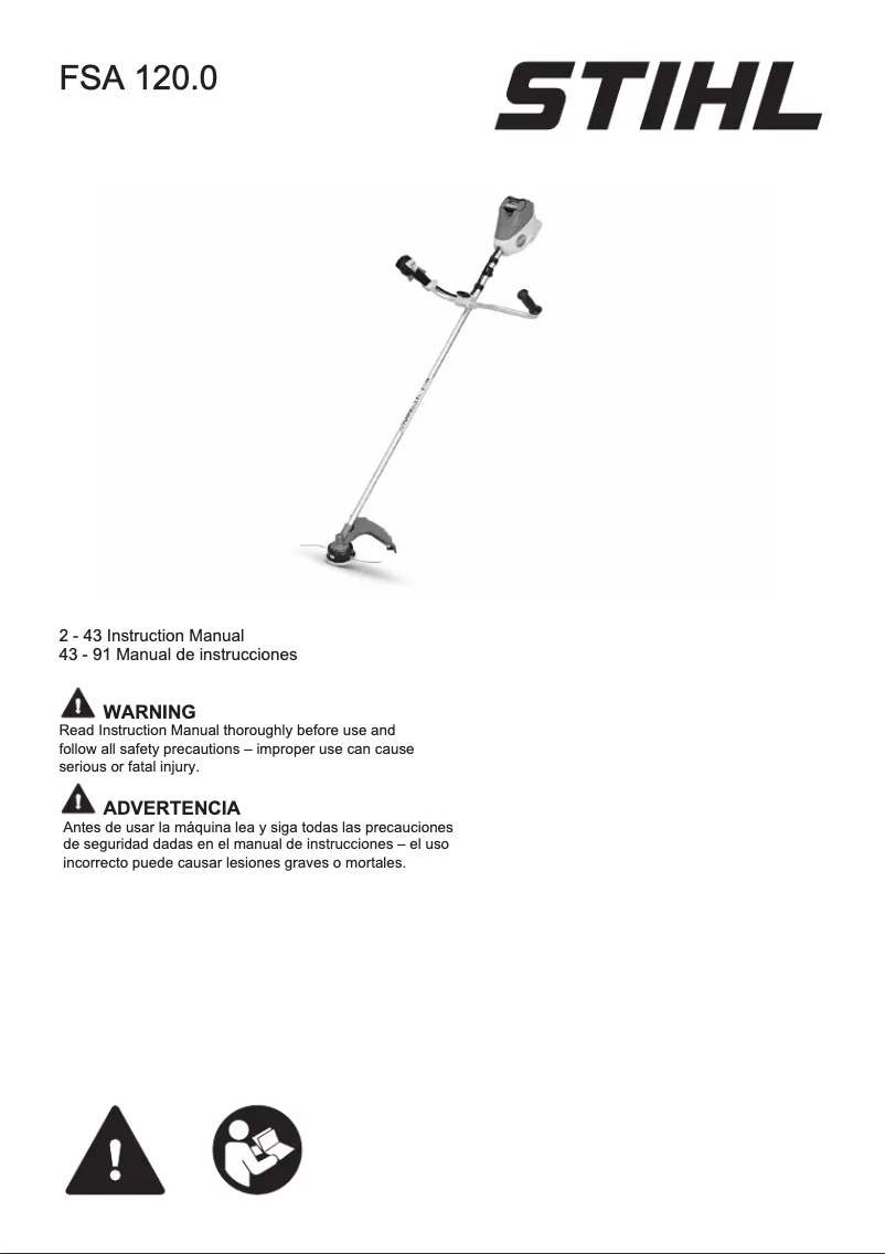 Image de la première page du manuel de l'appareil FSA 120.0