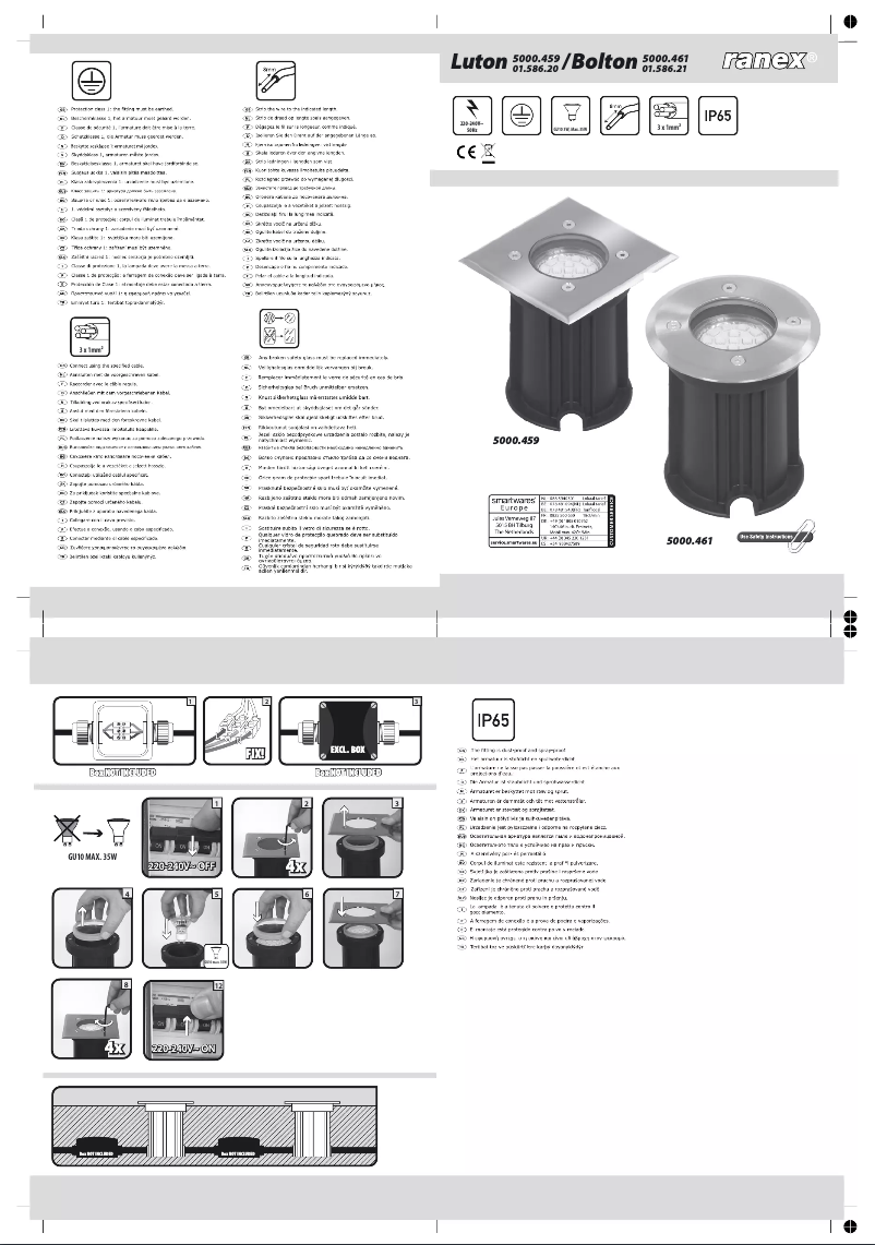 Image de la première page du manuel de l'appareil Luton