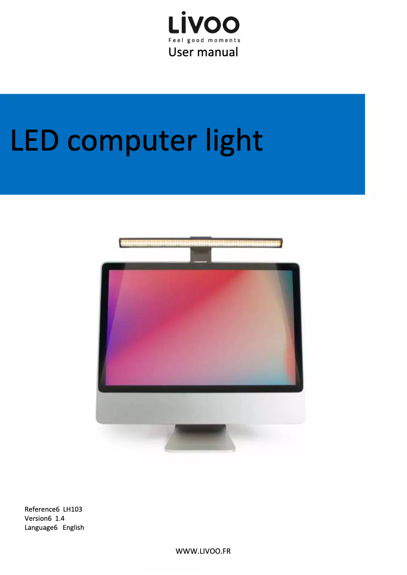 Page 1 de la notice Manuel utilisateur Livoo LH103