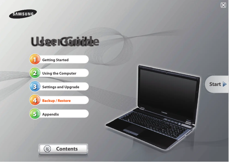 Page n°1 - Manuel utilisateur Samsung NP-RF511