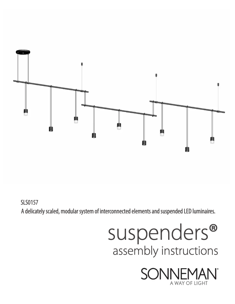 Image de la première page du manuel de l'appareil Suspenders SLS0157