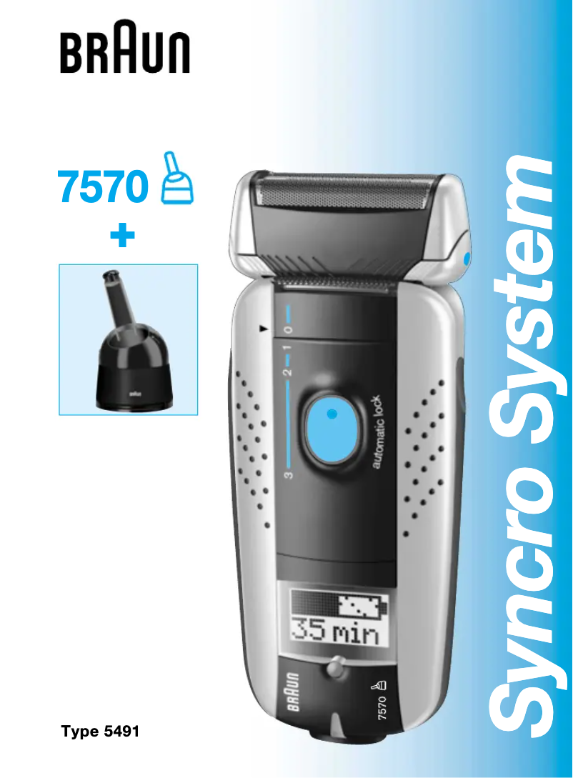 Image de la première page du manuel de l'appareil Syncro System 7570