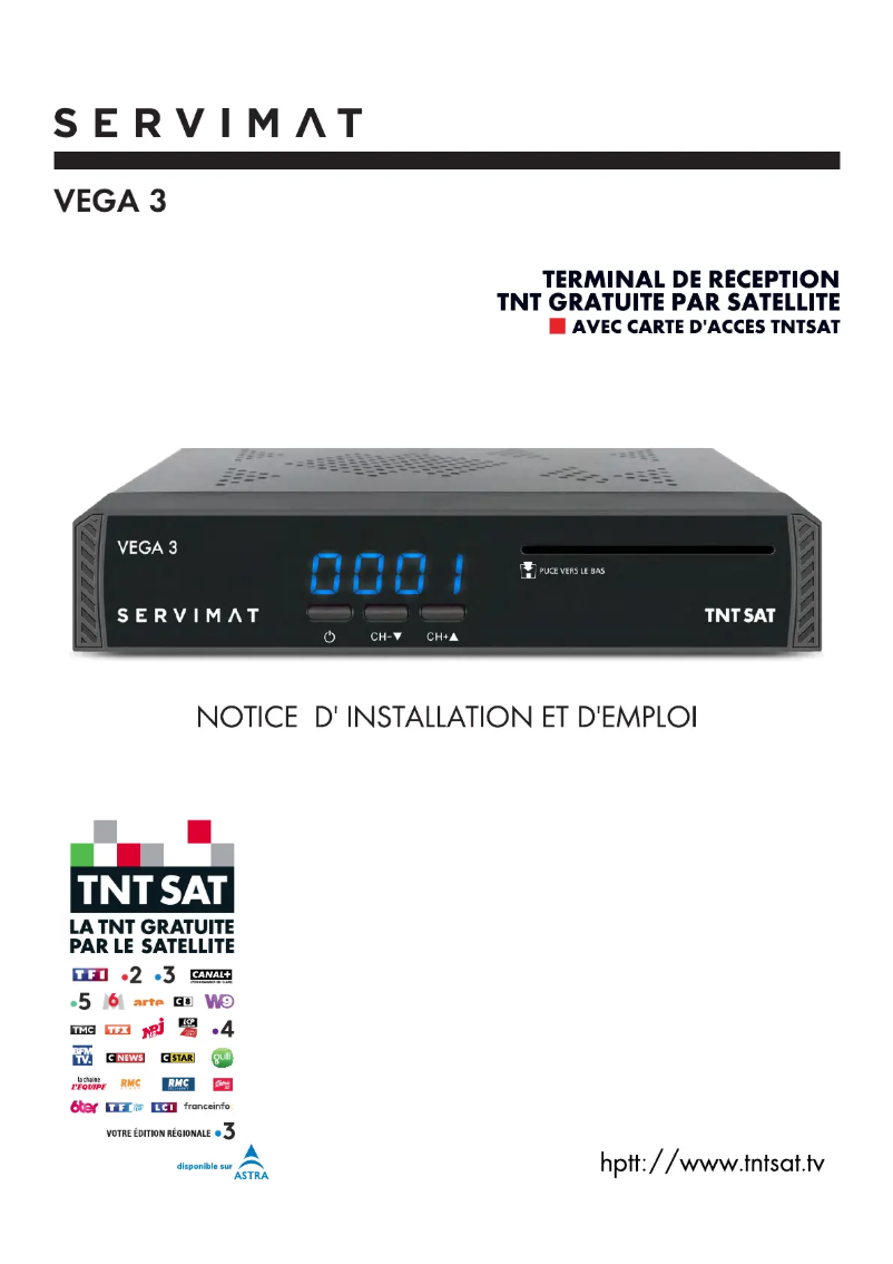 Imagen de la primera página del manual del dispositivo VEGA 3