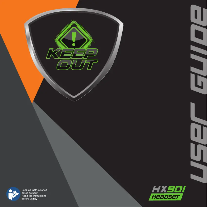 Page 1 de la notice Manuel utilisateur KeepOut HX901