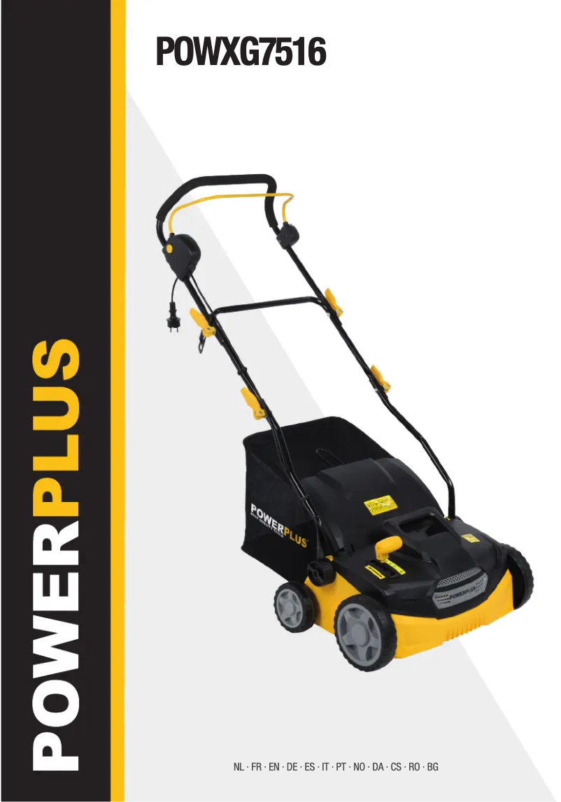 Image de la première page du manuel de l'appareil POWXG7516