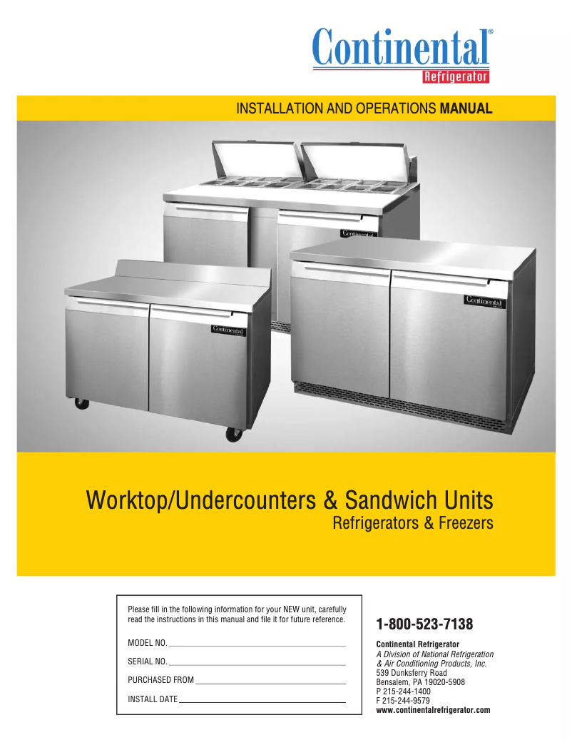 Page 1 de la notice Manuel utilisateur Continental SW32-N