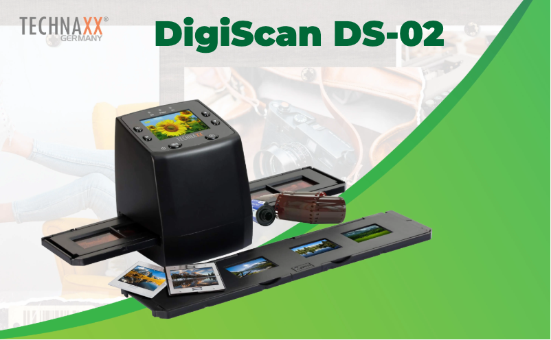 Page 1 de la notice Manuel utilisateur Technaxx DigiScan DS-02