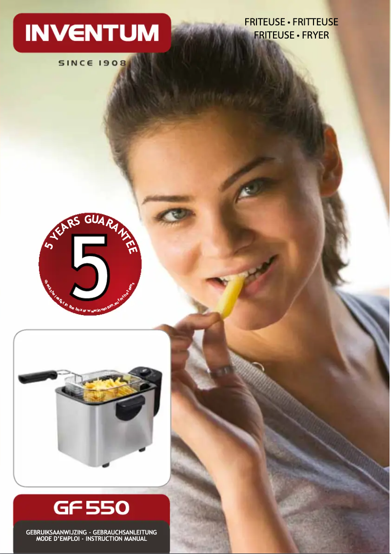 Image de la première page du manuel de l'appareil GF550