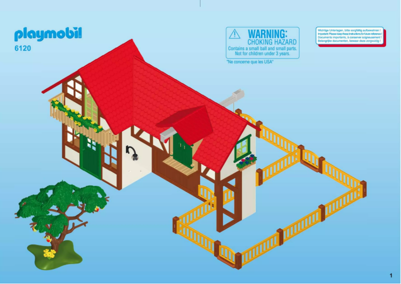 Image de la première page du manuel de l'appareil Country Large Farm 6120