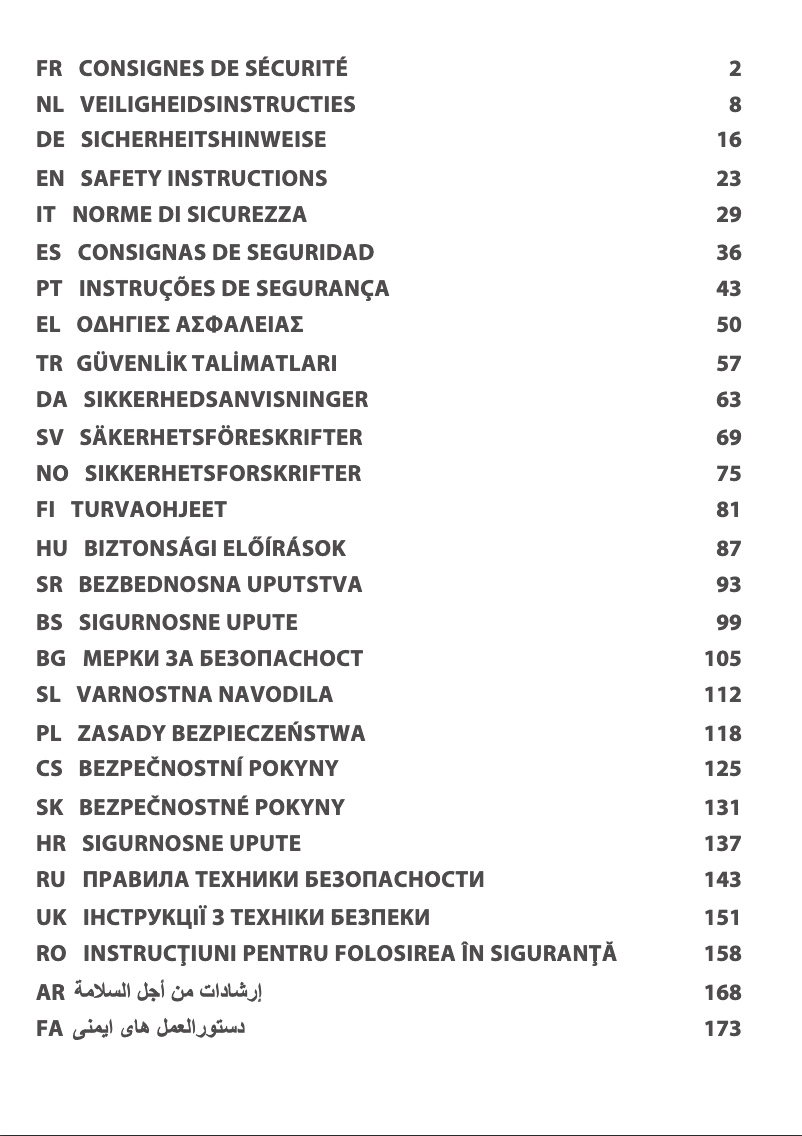 Image de la première page du manuel de l'appareil Actifry