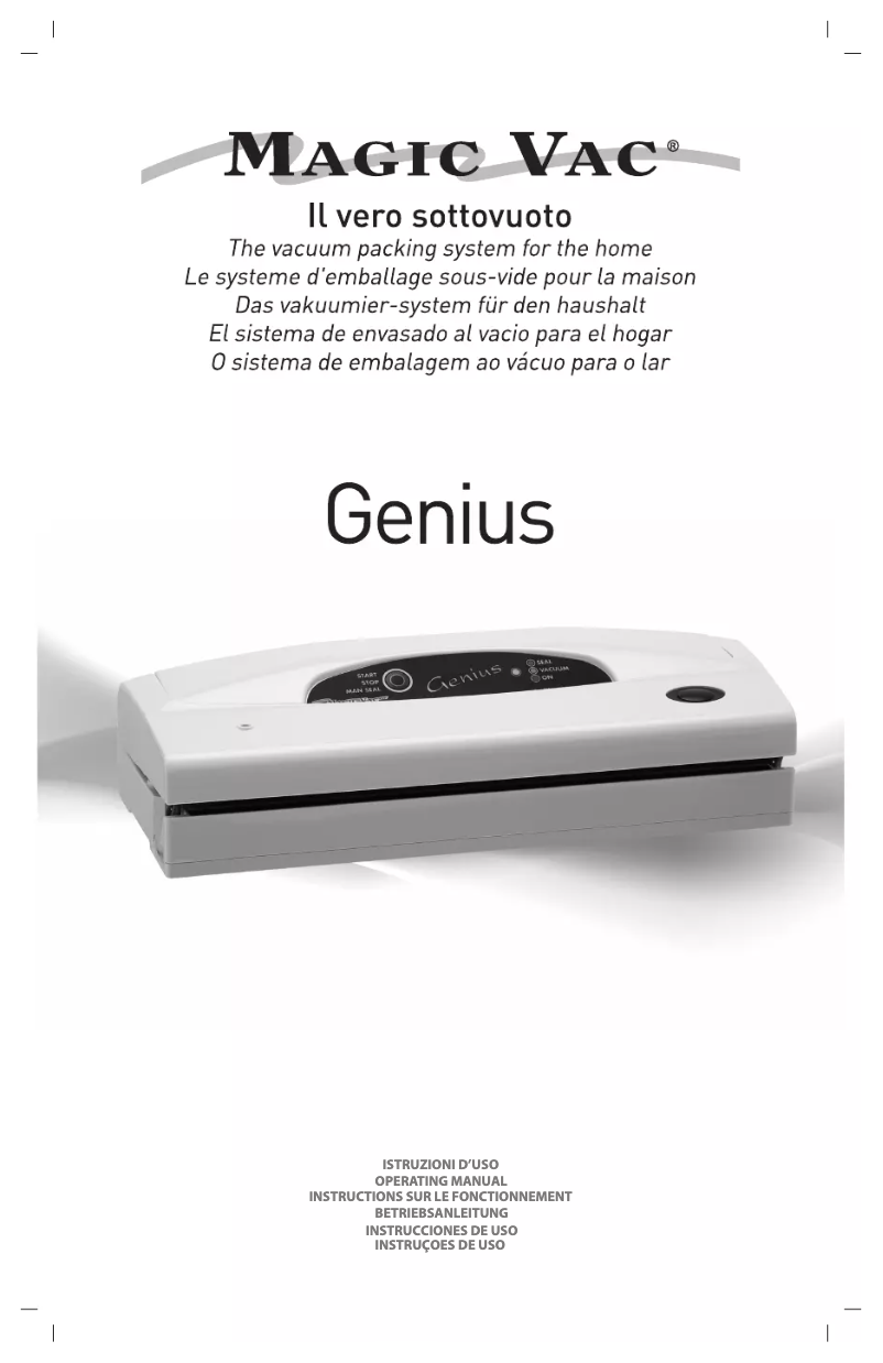 Page n°1 - Manuel utilisateur Magic Vac V402PK2