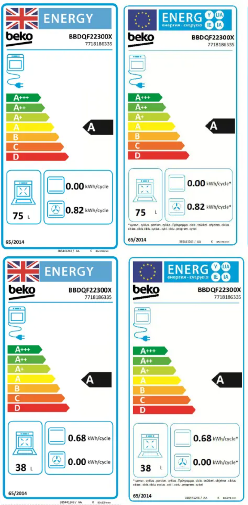 Page 1 de la notice Manuel utilisateur Beko BBDQF22300