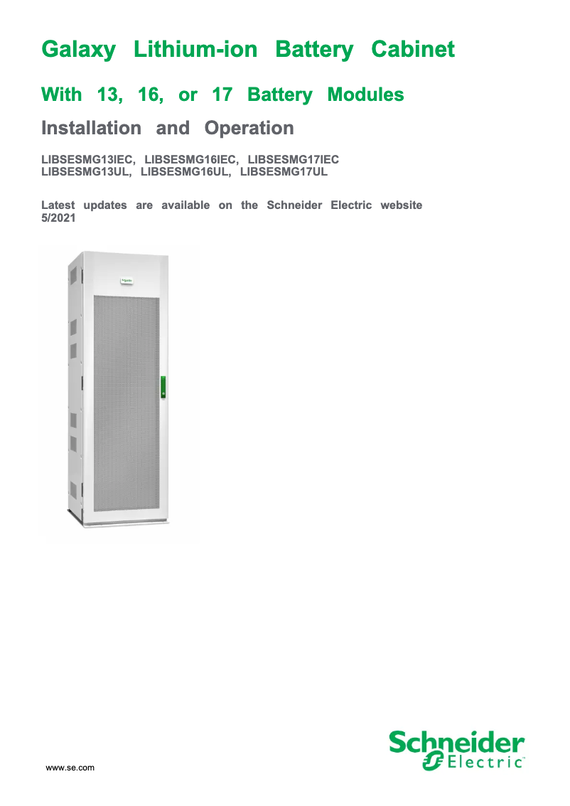 Image de la première page du manuel de l'appareil LIBSESMG17UL