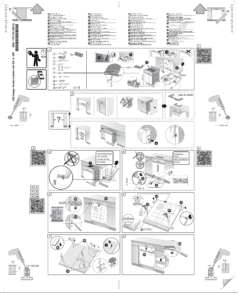 Page n°1 - Guide d'installation Neff Slimline S48M53N4EU