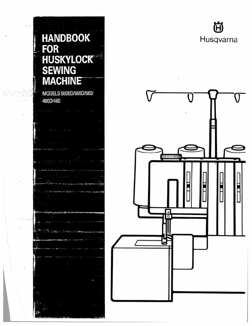 Page n°1 - Manuel utilisateur Husqvarna Huskylock 560