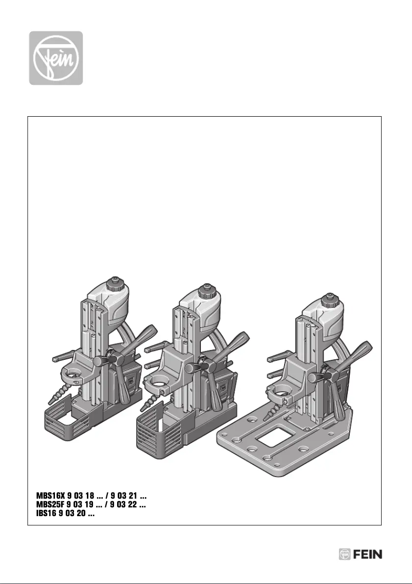Image de la première page du manuel de l'appareil IBS 16